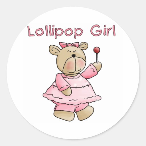 Chica del Lollipop Etiquetas