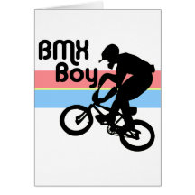 Chica del muchacho/BMX de BMX Tarjetas