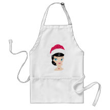 Chica del navidad delantal