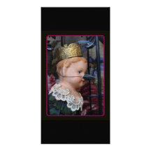 Chica del pájaro tarjetas con fotos personalizadas