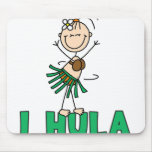 Chica del palillo I Hula Tapetes De Ratones