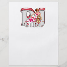 Chica del PJ de la CAMISETA Tarjetas Publicitarias