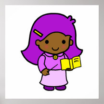 Chica del profesor impresiones
