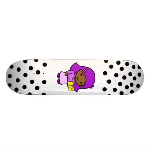Chica del profesor monopatin personalizado