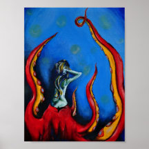 Chica del pulpo poster