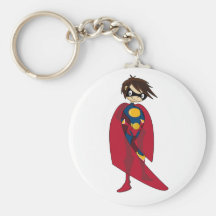 Chica del super héroe llavero