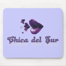 Chica del Sur Tapetes De Ratones