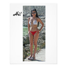 Chica en Boracay Invitación