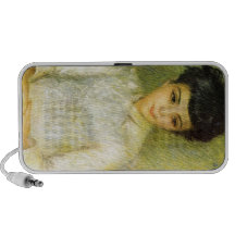 Chica joven con el pelo marrón de Pedro Renoir Mp3 Altavoz