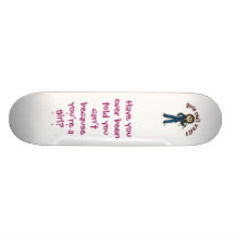 Chica ligero del mecánico patineta personalizada