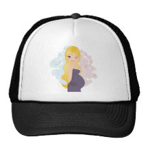 Chica o muchacho embarazada gorra