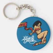 Chica original de la bandera de Criminalz Llavero Personalizado