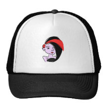 Chica punky de Emo de Chillee Wilson Gorra