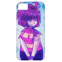 Chica punky lindo iPhone 5 Case-Mate fundas