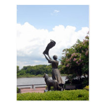 Chica que agita de la sabana Georgia Postal
