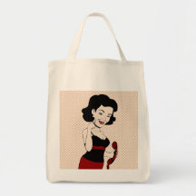 Chica retro coqueto de ms Victoria Crushmore Bolsa