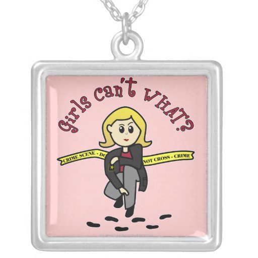 Chica rubio de CSI Pendiente Personalizado