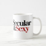 Chica secular taza de café