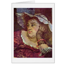 Chica sobre el detalle del Sena de Gustave Courbet Felicitacion