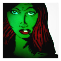 Chica verde foto