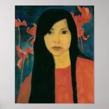 Chica vietnamita impresiones