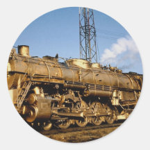 Chicago Burlington y no. 5632 de Quincy en special Pegatina Redonda