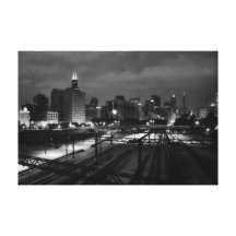 Chicago cerca: Steve Augle, Lienzo Envuelto Para Galerías
