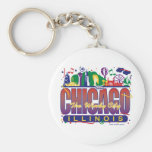 Chicago-Confeti Llaveros