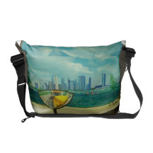 Chicago por Cateye Bolsa De Mensajería