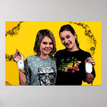 Chicas 1 del empollón de Lega Posters