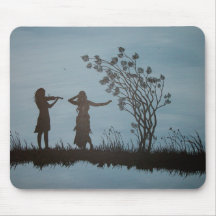 Chicas de baile Mousepad Alfombrilla De Ratones