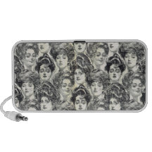 Chicas de Gibson de Charles Dana Gibson circa 1902 Mini Altavoz