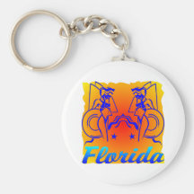 Chicas de la playa de la Florida Llaveros Personalizados