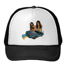 Chicas del guerrero gorros bordados