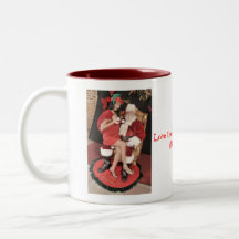 Chicas del navidad del oscilación tazas