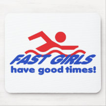 Chicas rápidos Mousepad Alfombrilla De Raton