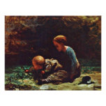 Chicas y niños de Daumier Honoré Comunicado Personal
