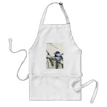 Chickadee de la montaña delantal