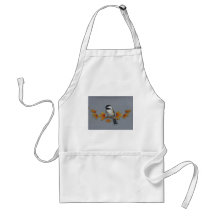 Chickadee del otoño delantales