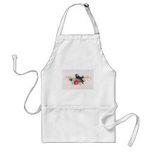 Chickadee floral delantales