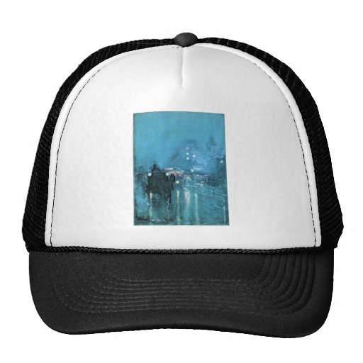 Childe Hassam - cruce ferroviario Chicago del Noct Gorras De Camionero