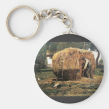 Childe Hassam - el corral Llavero Personalizado