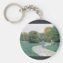 Childe Hassam - Parc Moneceaux París Llaveros