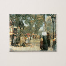 Childe Hassam - rompecabezas parisiense de la esce