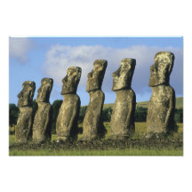 Chile, isla de pascua, Rapa Nui, Ahu Akivi Fotografías