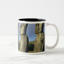 Chile, isla de pascua, Rapa Nui, Ahu Akivi Taza De Café
