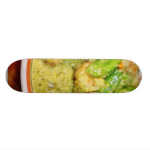 Chile tailandés verde que cocina el camarón de la  patinetas personalizadas