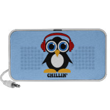 chillin del pingüino altavoces de viajar