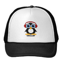 chillin del pingüino gorro de camionero