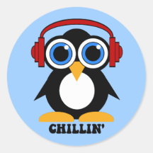 chillin del pingüino pegatinas  